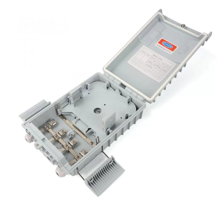 16 Port Indoor/Outdoor Wall Mounted Wall Mount Fiber Distribution Box