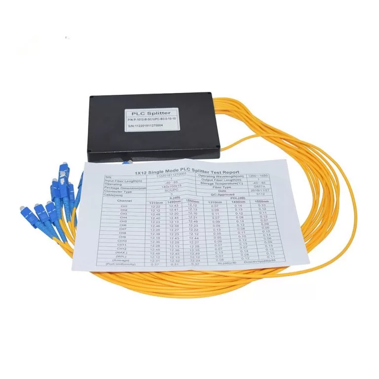 1×12 ABS Box PLC Splitter