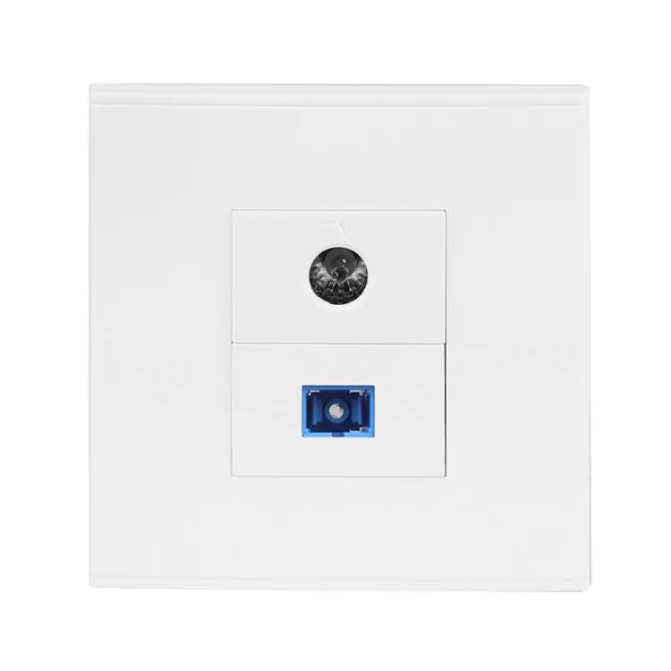 Fiber Optic Socket Panel Wall Outlet Faceplate