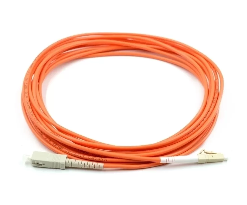 Glasfaser-Patchkabel LC auf SC 62,5/125 Multimode Simplex