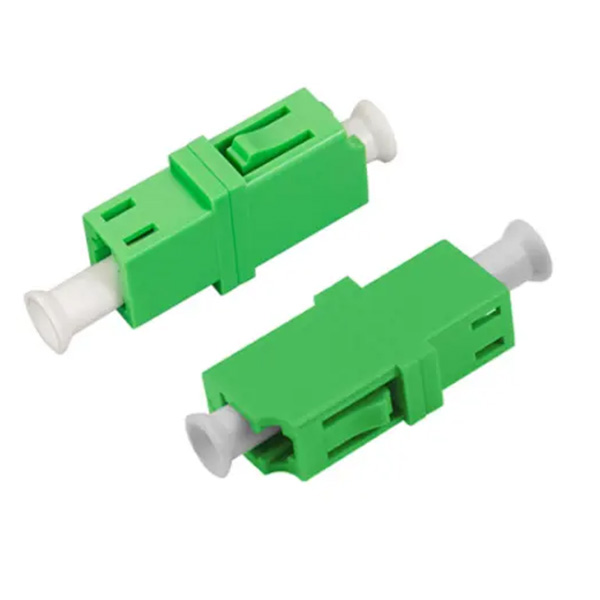 LC/APC Single Mode Simplex Fiber Optic Adapter/Coupler - FiberCheap