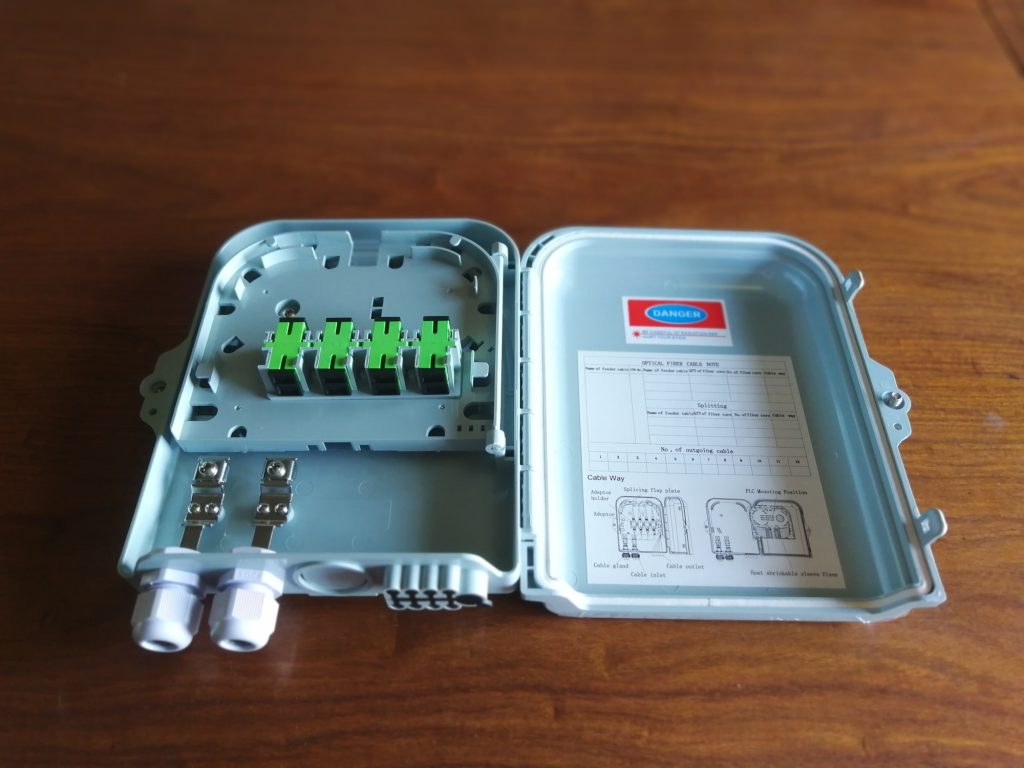 Fiber Distribution Box 8 Port Indoor/Outdoor