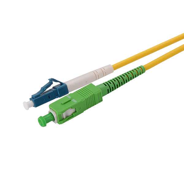 LC SC Single Mode Fiber Optic Cable UPC to APC Simplex - FiberCheap