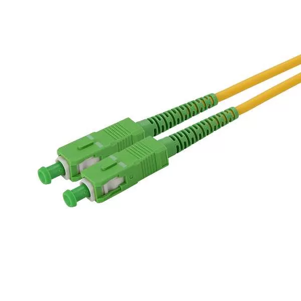 Pigtail SC APC Single Mode 9/125um G652D Fiber LSZH / PVC Jacket