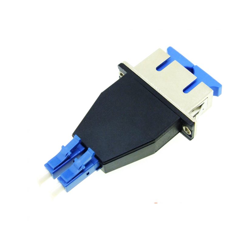 SC-Buchse auf LC-Stecker, Singlemode-Duplex-Adapterkonverter - FiberCheap