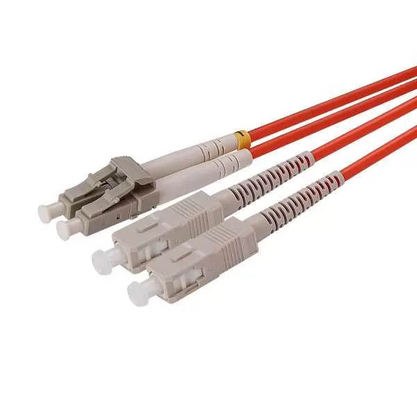 LC SC Duplex 62.5/125 Multimode-Glasfaser-Patchkabel