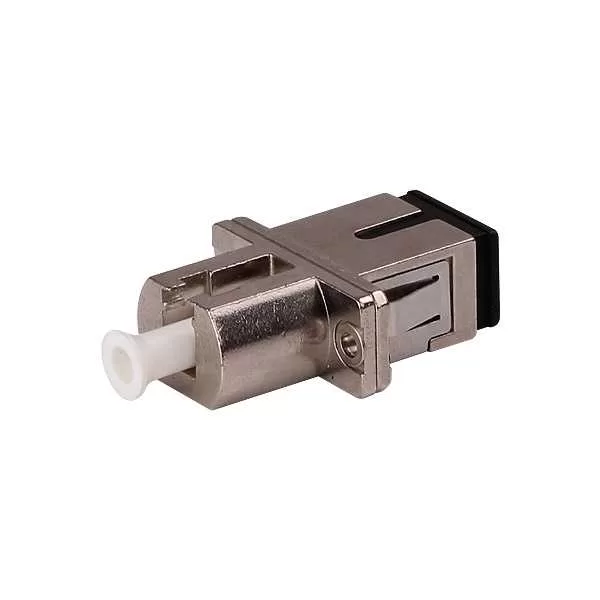 Adaptor LC ke SC Betina ke Betina Mode Tunggal Logam
