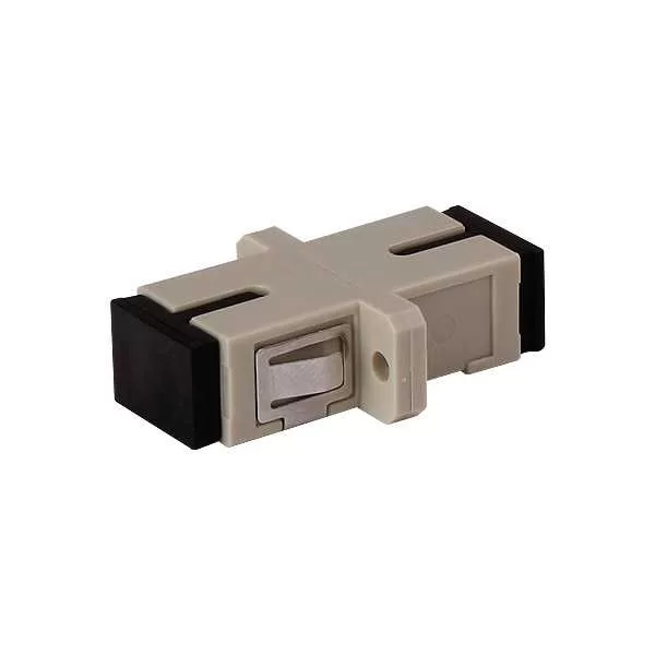 Adaptor SC UPC Multimode Plastik Abu-abu Simpleks