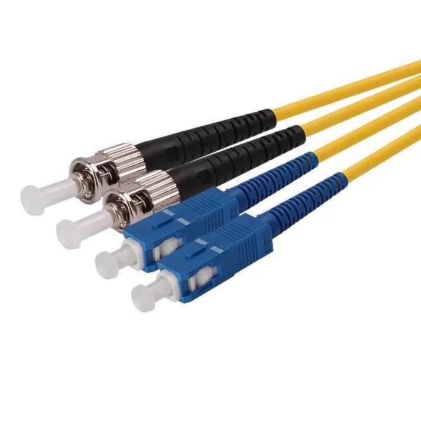 ST SC Singlemode Patchkabel G652D Duplex PVC