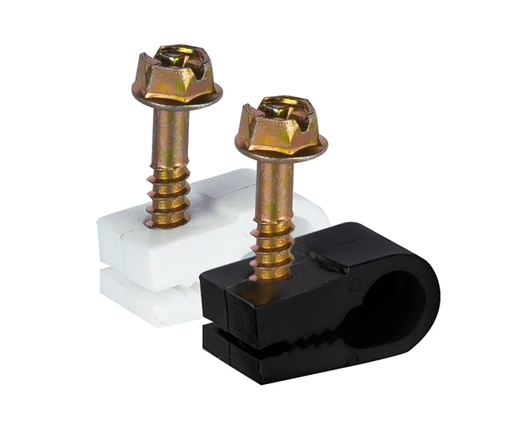 Keep Your Cables Organized and Protected with Screw-in Cable Clips